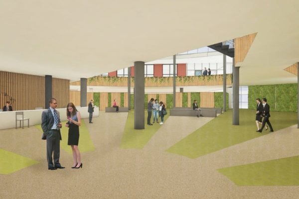 Ontwerpvisie interieur gemeentehuis Moerdijk - Blossom Architecture